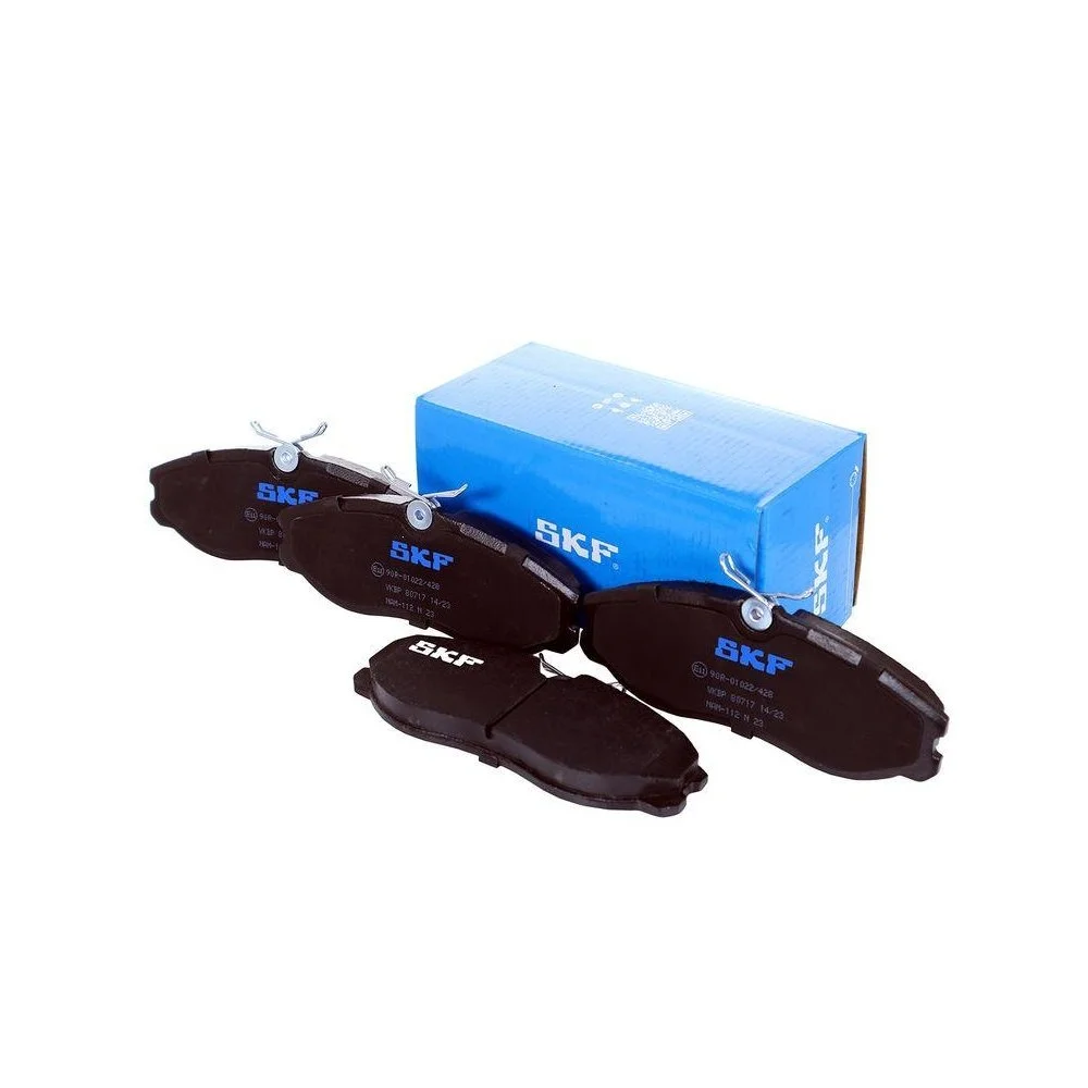 Комплект гальмівних колодок, дискове гальмо SKF VKBP 80717 для FORD NISSAN передня вісь, фото №1 Комплект гальмівних колодок, дискове гальмо SKF VKBP 80717 для FORD NISSAN передня вісь, фото №1