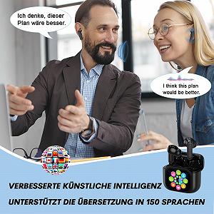 Навушники-перекладачі з активним шумозаглушенням Вкладиші з сенсорним екраном ціна на synthetic.ua - Фото 1 Навушники-перекладачі з активним шумозаглушенням Вкладиші з сенсорним екраном synthetic.ua - Фото 1