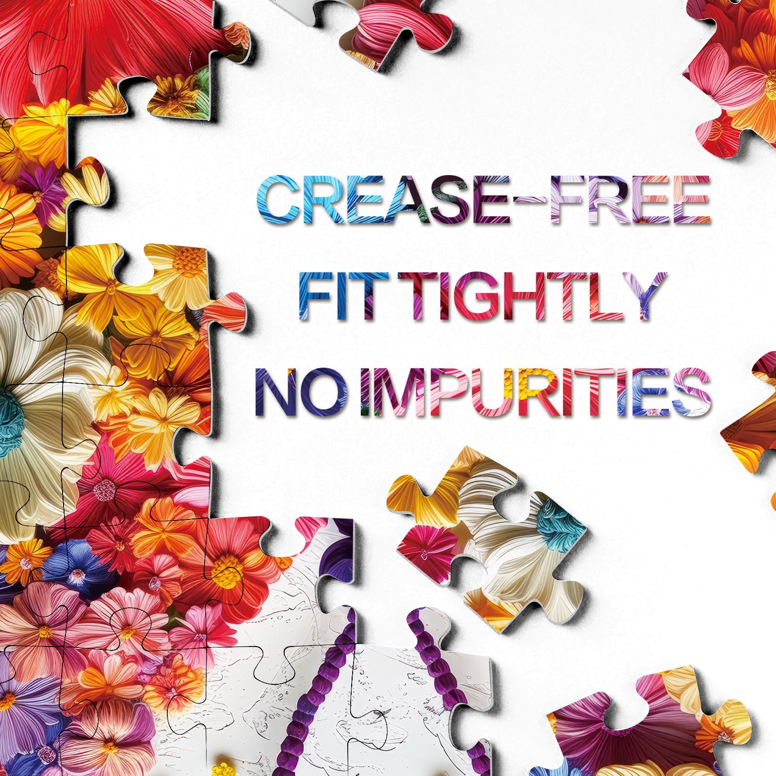 Пазл Flower Wings 1000 елементів Flower Butterfly Різнокольоровий, фото №3