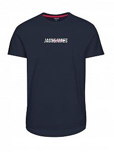 Футболка Jack&Jones 12200238 Blazer-Print Темно-синій XL - Фото 1