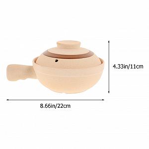 Кастрюля для запекания Керамическая Традиционная Термостойкая С крышкой synthetic.ua - Фото 1