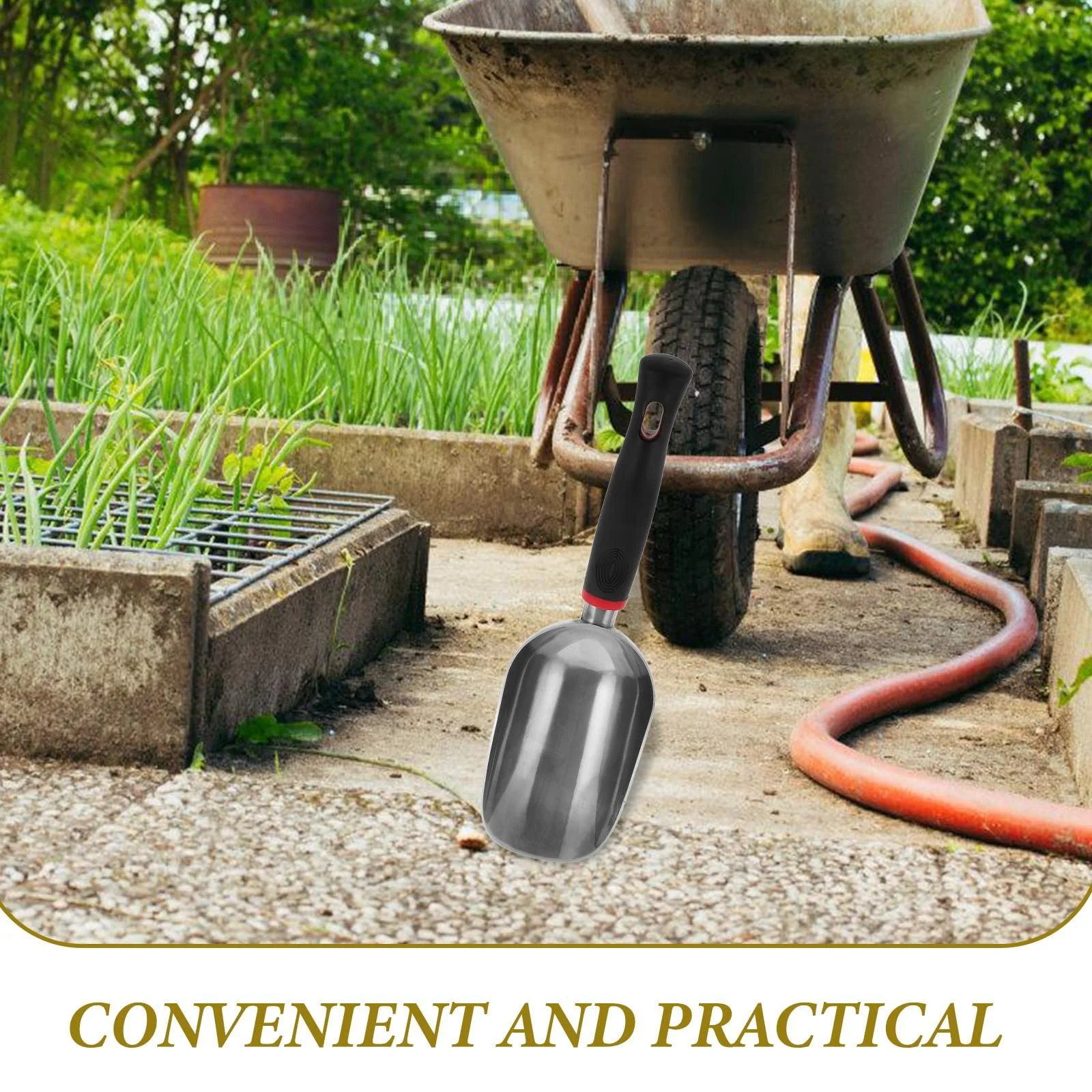 Садова лопатка Sosoport Ґрунтова лопата Металева лопата, фото №5