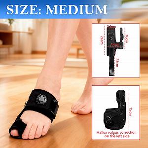 Коректор великого пальця стопи з 2 силіконовими роздільниками для пальців Шина synthetic.ua - Фото 1