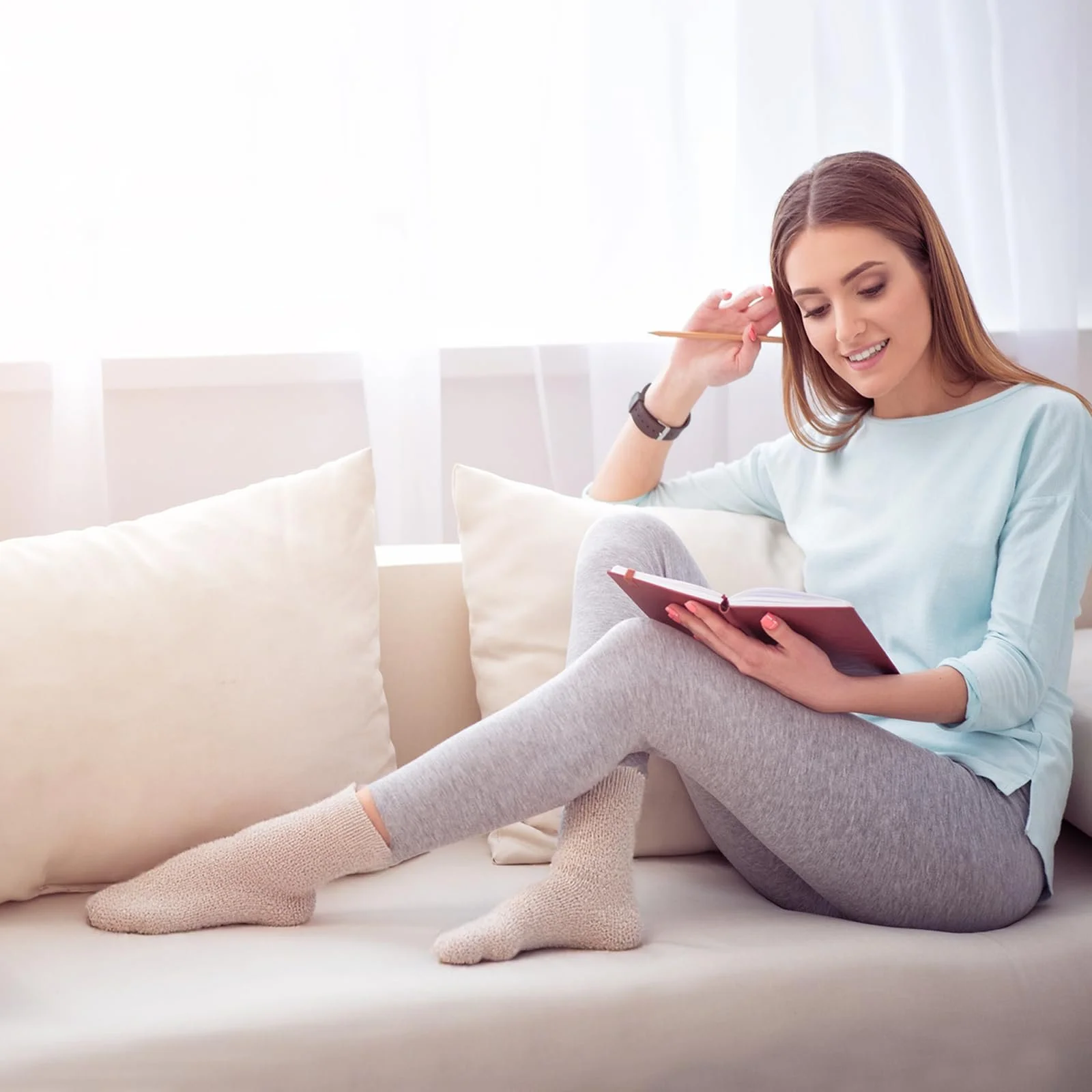 Жіночі затишні шкарпетки One Size (різні кольори), фото №7