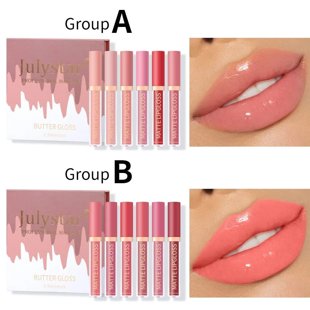 Блеск для губ HoiLiLu Набор J701-012-A 6 шт, фото №4