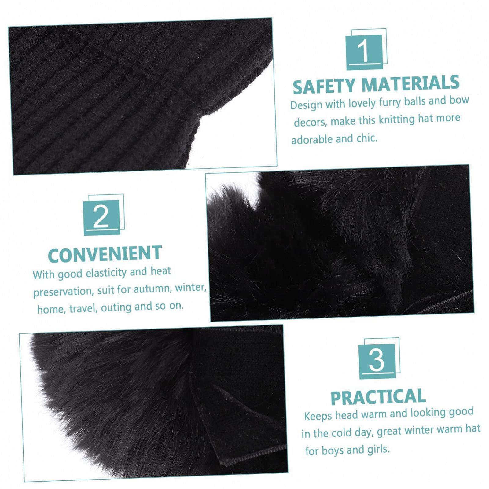 Вязаная шапка для девочек Beaupretty Детская, фото №1 Вязаная шапка для девочек Beaupretty Детская, фото №1