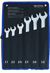Набір комбінованих ключів SW-STAHL 00835L, 21-32 мм, екстра довгі, 6 предметів - Фото 1
