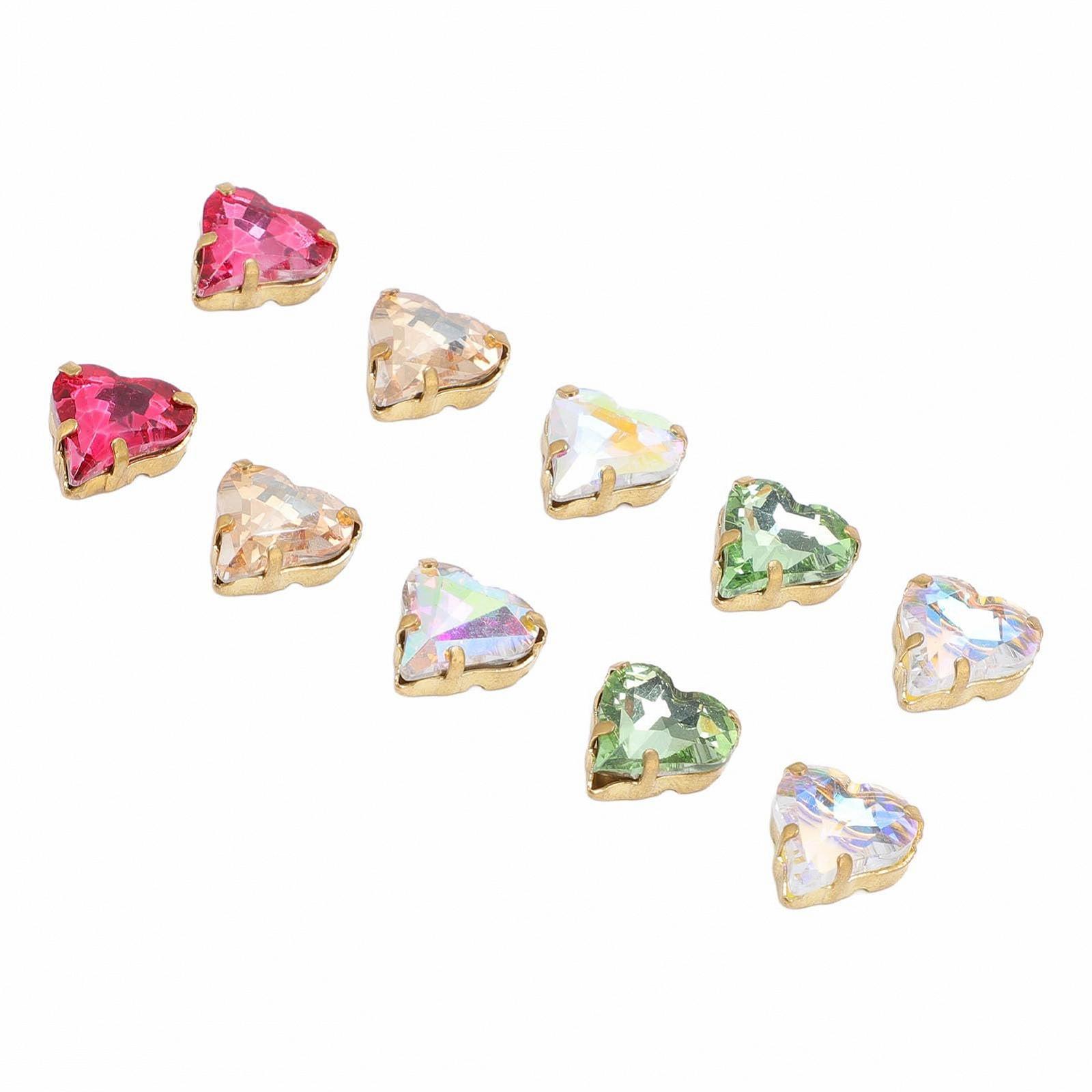 Стрази Glasversstrass Серія Herzverdrehter Модель Nageljuwelen Кристал, що приносить мистецтво, 10 шт., фото №3 Стрази Glasversstrass Серія Herzverdrehter Модель Nageljuwelen Кристал, що приносить мистецтво, 10 шт., фото №3