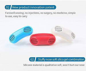 Кліпса для носа GHzzy для полегшення дихання проти хропіння, 3 шт. synthetic.ua - Фото 1