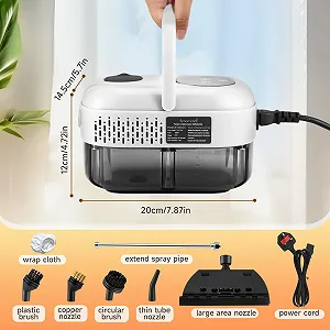 Ручний пароочисник 2500 W 3.0 Bar 1100 ml з 9 аксесуарами та 3 насадками-щітками synthetic.ua - Фото 1