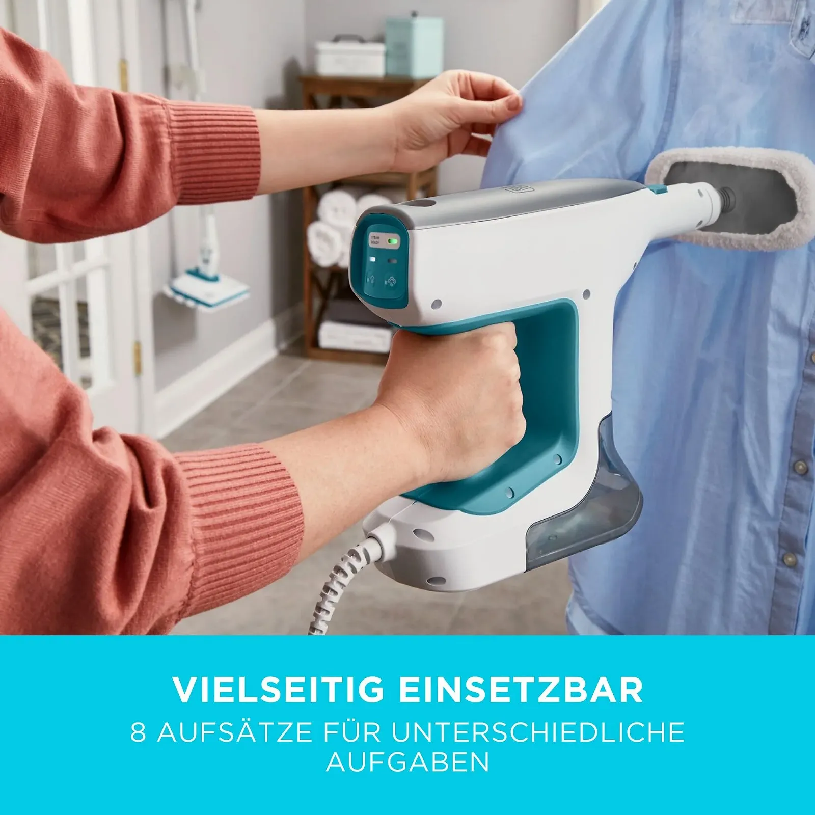 Пароочисник високого тиску BLACK+DECKER Steam Ultra BHSMP2008-QS 2000 Вт 4 бар 8 аксесуарів 1,2 л, фото №6