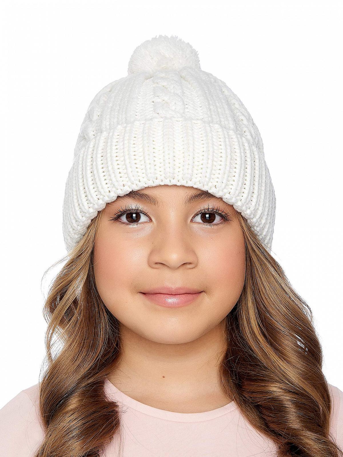 Шапка Marhatter Зимняя для девочек Помпон Шерстяная, фото №2 Шапка Marhatter Зимняя для девочек Помпон Шерстяная, фото №2