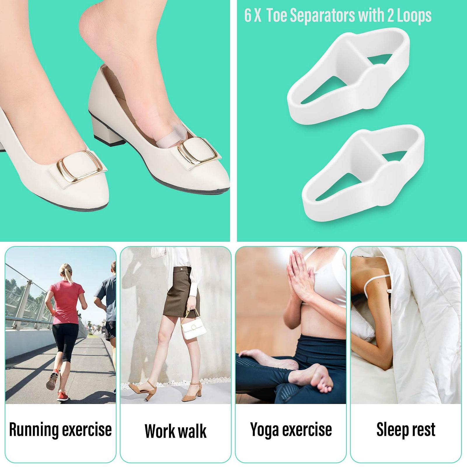 Роздільник для пальців 6 x Коректор вальгусної деформації, фото №6 Роздільник для пальців 6 x Коректор вальгусної деформації, фото №6