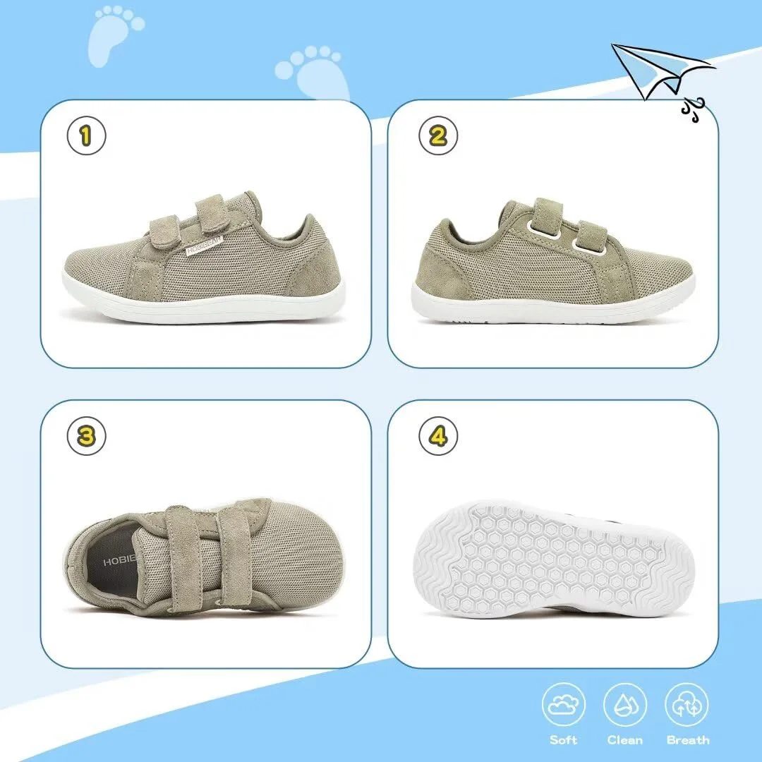 Кросівки HOBIBEAR Дитячі широкі для хлопчиків і дівчаток, для бігу по пересіченій місцевості, мінімалістичні для ходьби, фото №2