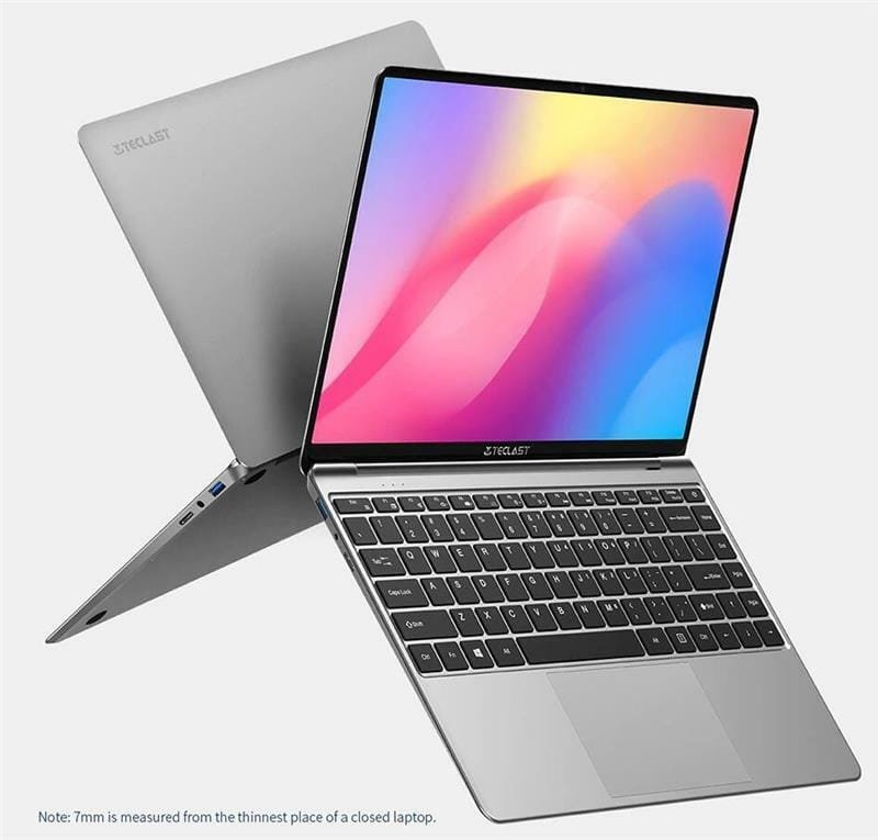 Ноутбук 15.6" Teclast F15S Intel Celeron J3455 RAM 6GB SSD 128GB Windows 11 Алюмінієвий корпус, фото №3