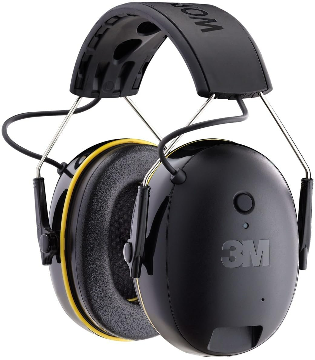 Противошумные наушники 3M WorkTunes Connect 90543 / Bluetooth / До 30 часов работы / Черные, фото №1