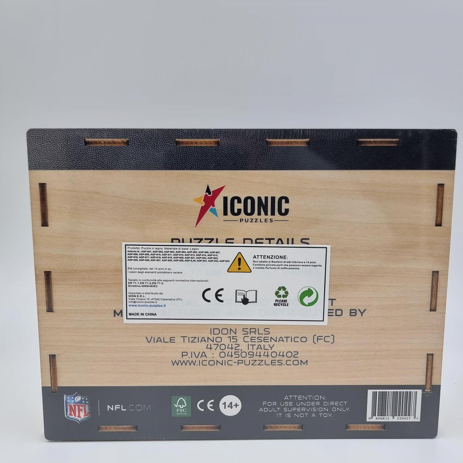 Пазл Iconic Puzzles Green Bay Packers Crest Wooden Puzzle Medium 270 элементов, фото №5