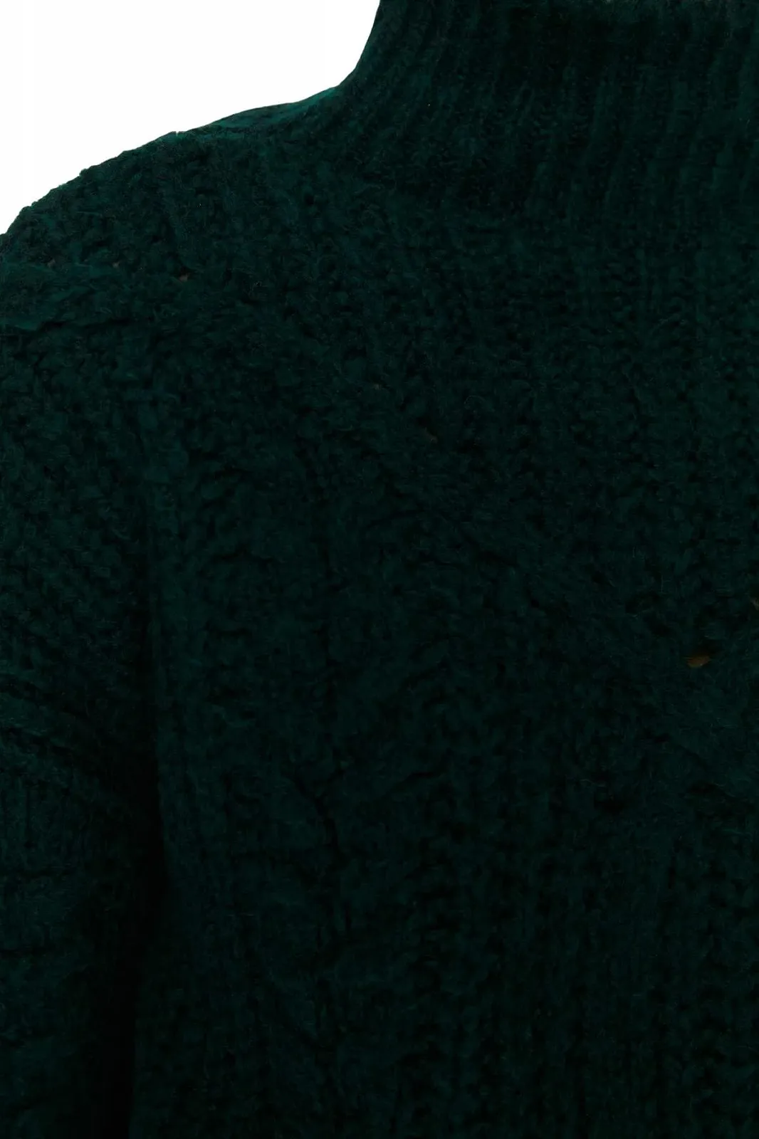 Пуловер TRENDYOL Женский Свитер с воротником-стойкой и вязаным узором., фото №3 Пуловер TRENDYOL Женский Свитер с воротником-стойкой и вязаным узором., фото №3