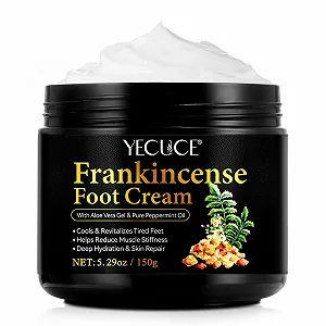 Крем для ног с маслом ладана и перечной мяты охлаждающий и успокаивающий - Фото 1