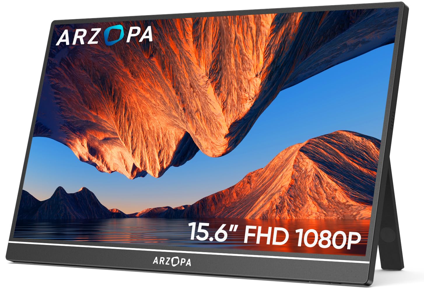 Монитор ARZOPA Портативный 15.6 дюймов 1920 x 1080 FHD IPS USB C & HDMI Порт A1, фото №1