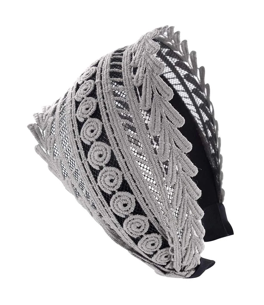 Вінтажний широкий обруч для волосся Axy Серії 15A, фото №1