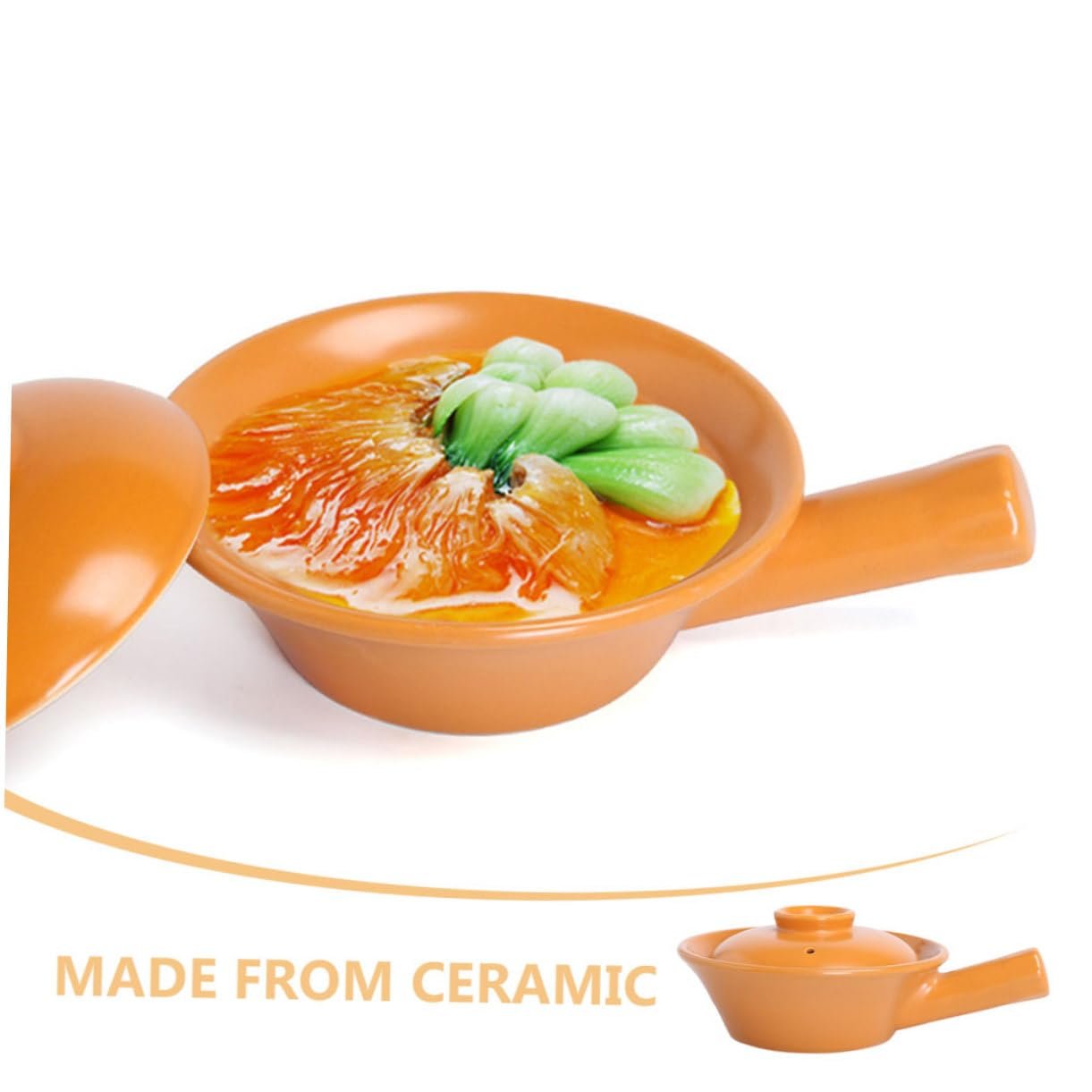 Ківш SOIMISS керамічний з ручкою термостійкий компактний, фото №9