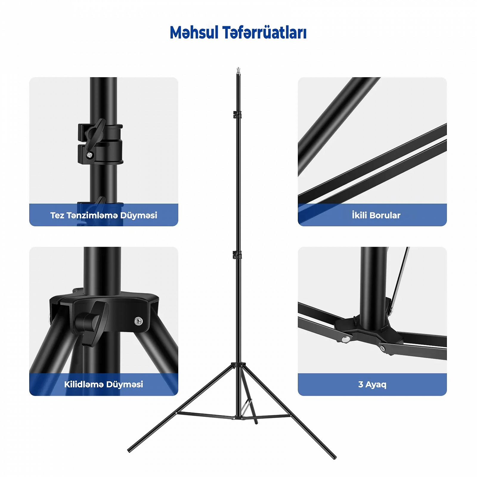 Система поддержки фона Neewer T-FRM / Черный, фото №6