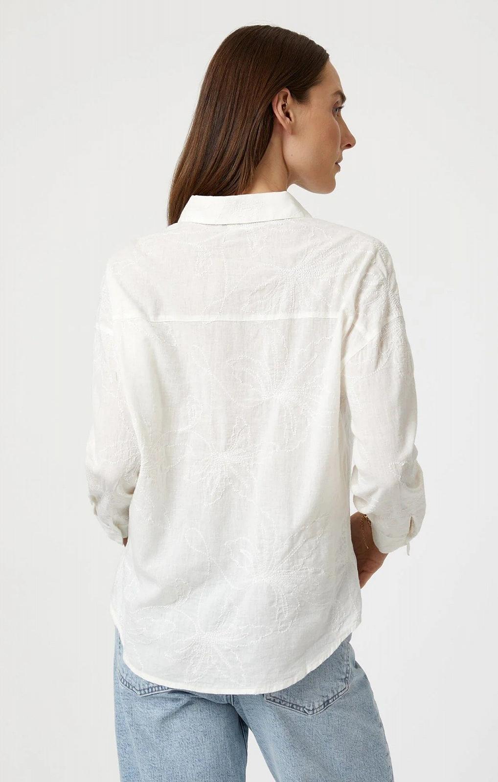 Жіноча сорочка MAVI LONG SLEEVE SHIRT White - L, фото №5