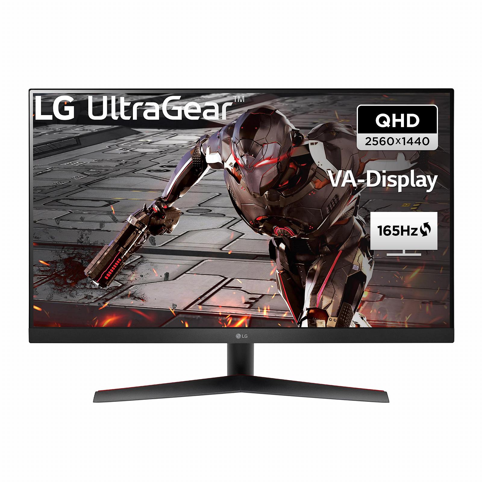 Монітор LG UltraGear 32GN600-B Багатофункціональний (QHD, VA панель з 5 мс (GtG), 165 Гц), чорний, 31 дюйм, фото №1