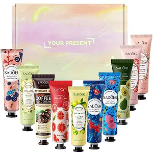 Купить Крем для рук Набор Мини кремы для рук 10 x 30 г Фруктовый экстракт Ароматизированный крем для рук Увлажняющий крем для рук для шероховатой, поврежденной кожи, Нежный крем для ухода за сухими руками, Идеальный подарок для мужчин и женщин - Фото 1 Крем для рук Набор Мини кремы для рук 10 x 30 г Фруктовый экстракт Ароматизированный крем для рук Увлажняющий крем для рук для шероховатой, поврежденной кожи, Нежный крем для ухода за сухими руками, Идеальный подарок для мужчин и женщин - Фото 1