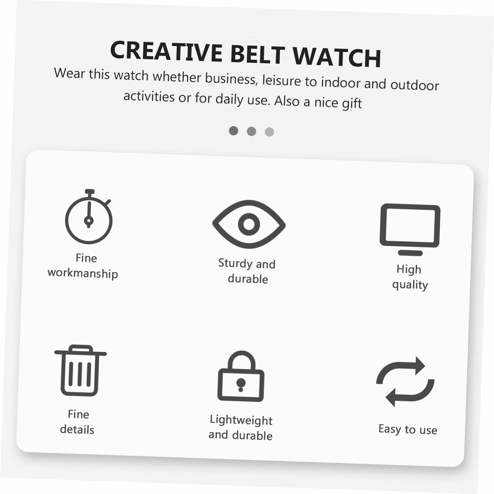 Парные часы Healvian для женщин, аналоговые часы, искусственная кожа, белый, фото №6