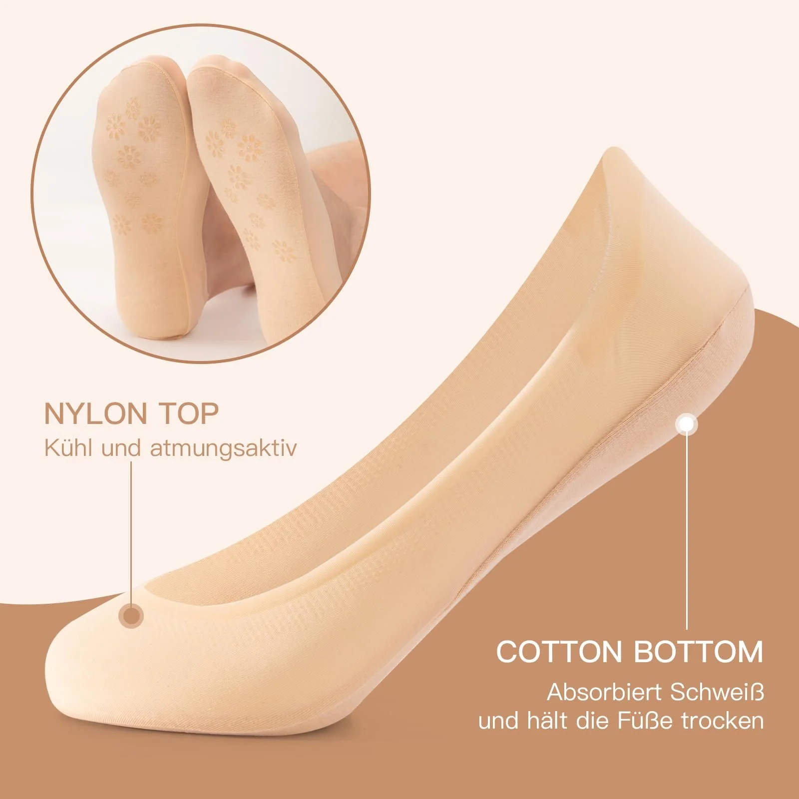 Шкарпетки MANZI Жіночі нейлонові, 34-41, фото №3