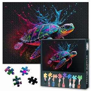 Пазл Colourful Series Морська черепаха 1000 деталей 70 х 50 см - Фото 1