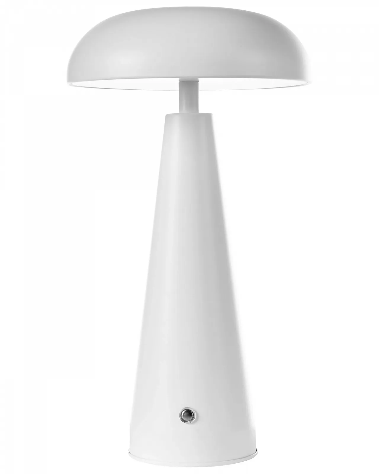 Настільна лампа Bocono LED Металева Біла з функцією димування Акумуляторна Бездротова, фото №1