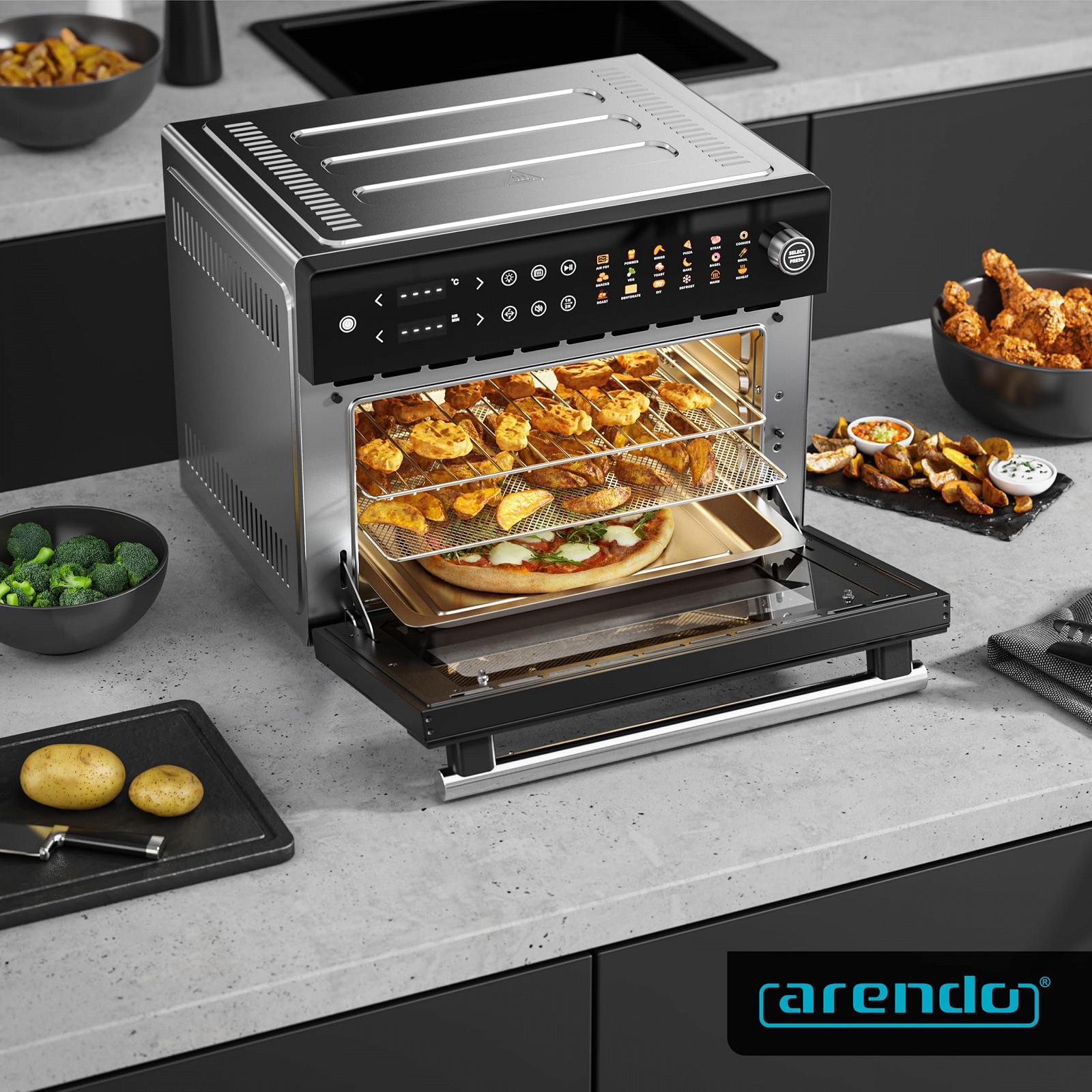 Мультипіч-піч Arendo Mini Oven 30 л 1800 Вт Stainless Steel, фото №7 Мультипіч-піч Arendo Mini Oven 30 л 1800 Вт Stainless Steel, фото №7