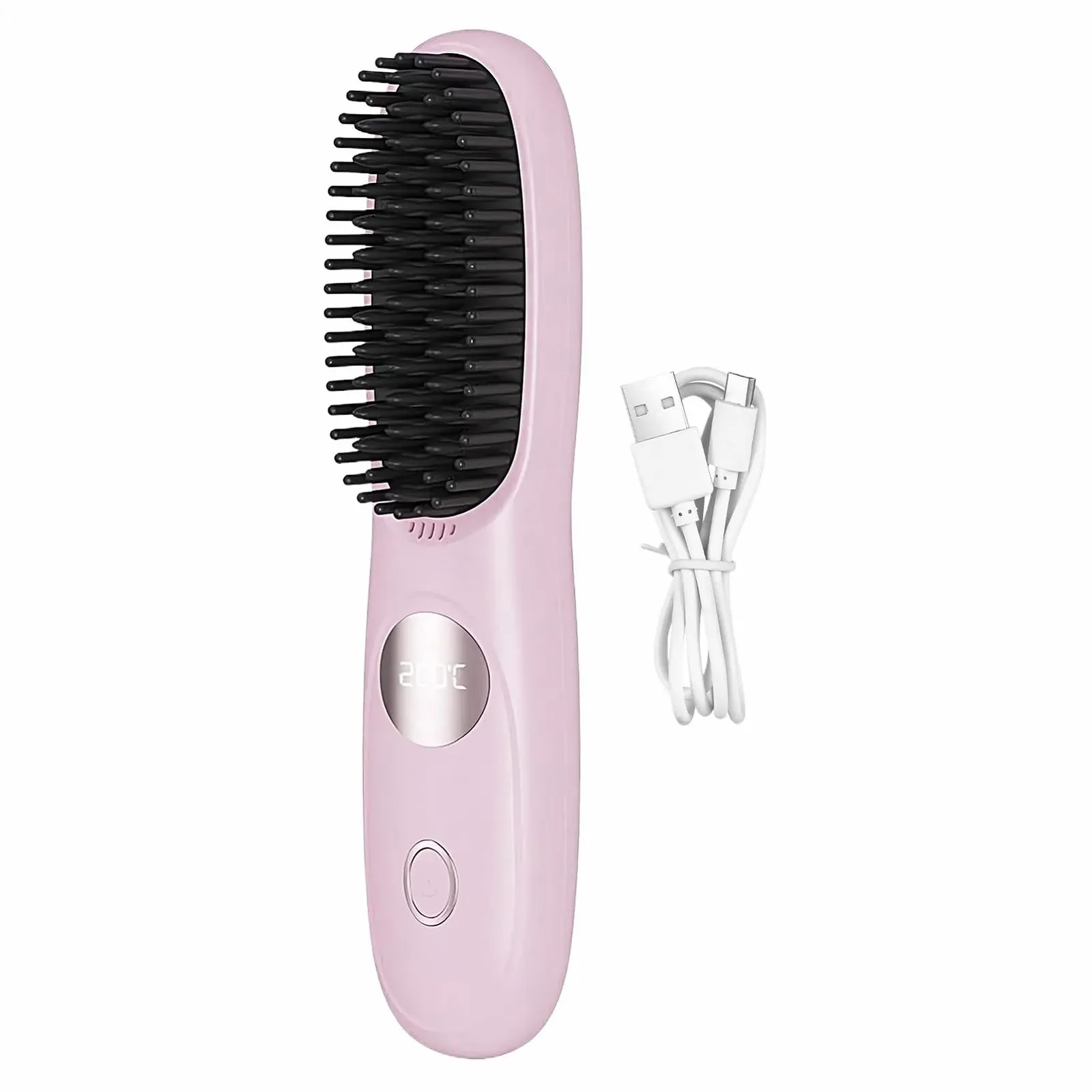 Выпрямитель-щетка Беспроводной Ionic керамический USB аккумуляторный Hot Comb, фото №1 Выпрямитель-щетка Беспроводной Ionic керамический USB аккумуляторный Hot Comb, фото №1
