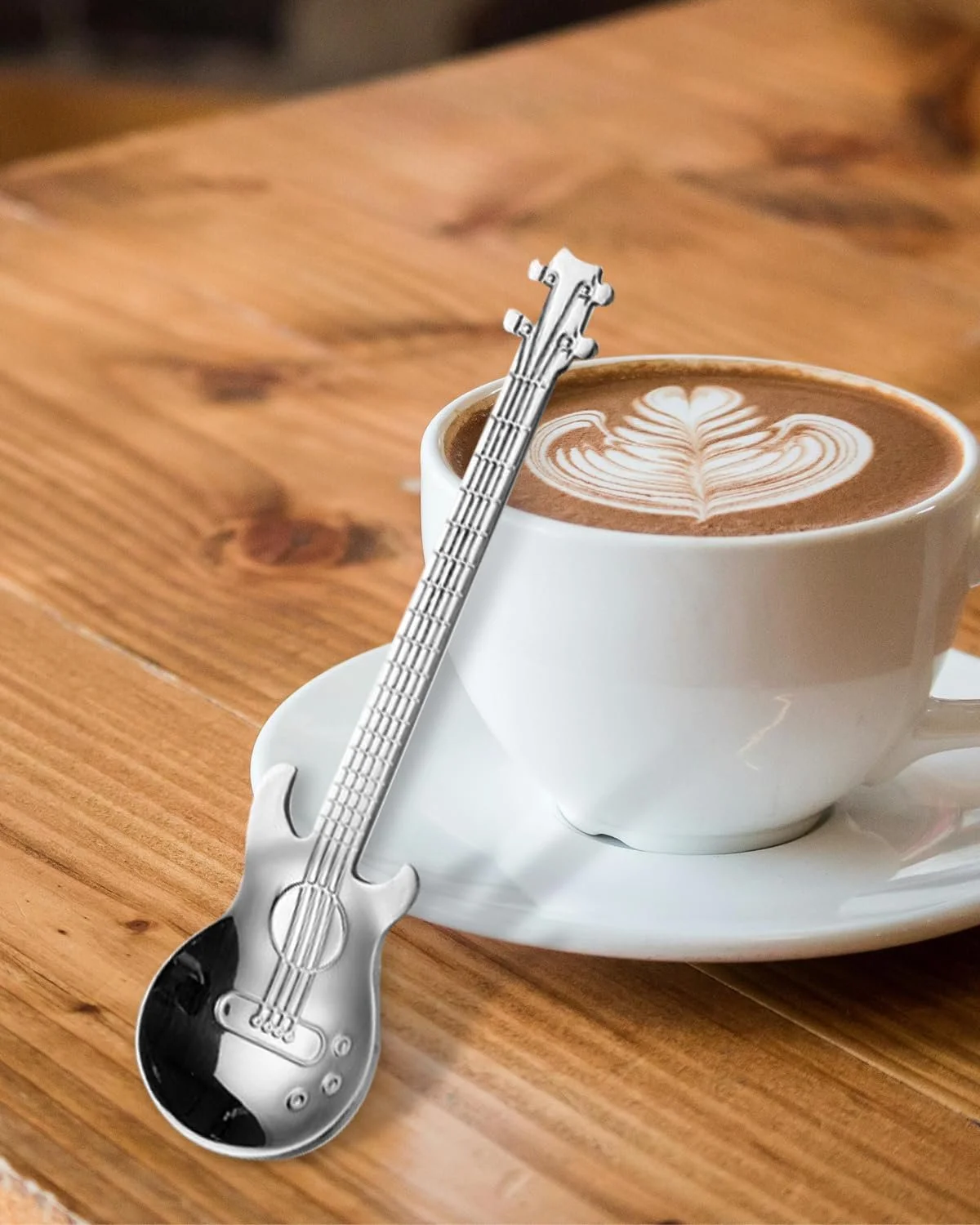 Набір з 4 кавових ложок у формі гітари, фото №6
