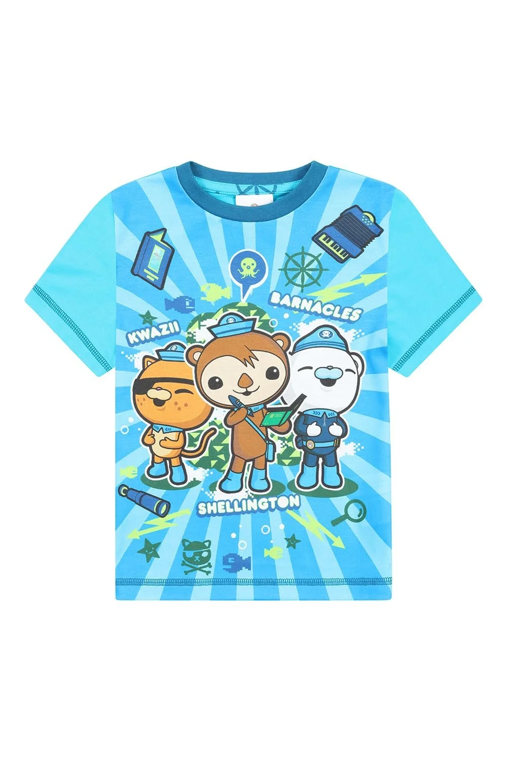 Коротка піжама Octonauts Kwazii Shellington Barnacles для хлопчиків, фото №3