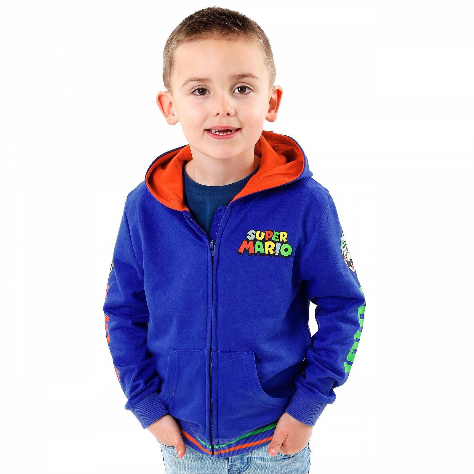 Худі Super Mario Luigi на блискавці для хлопчиків Дитяче ігрове худі для хлопчиків, фото №2