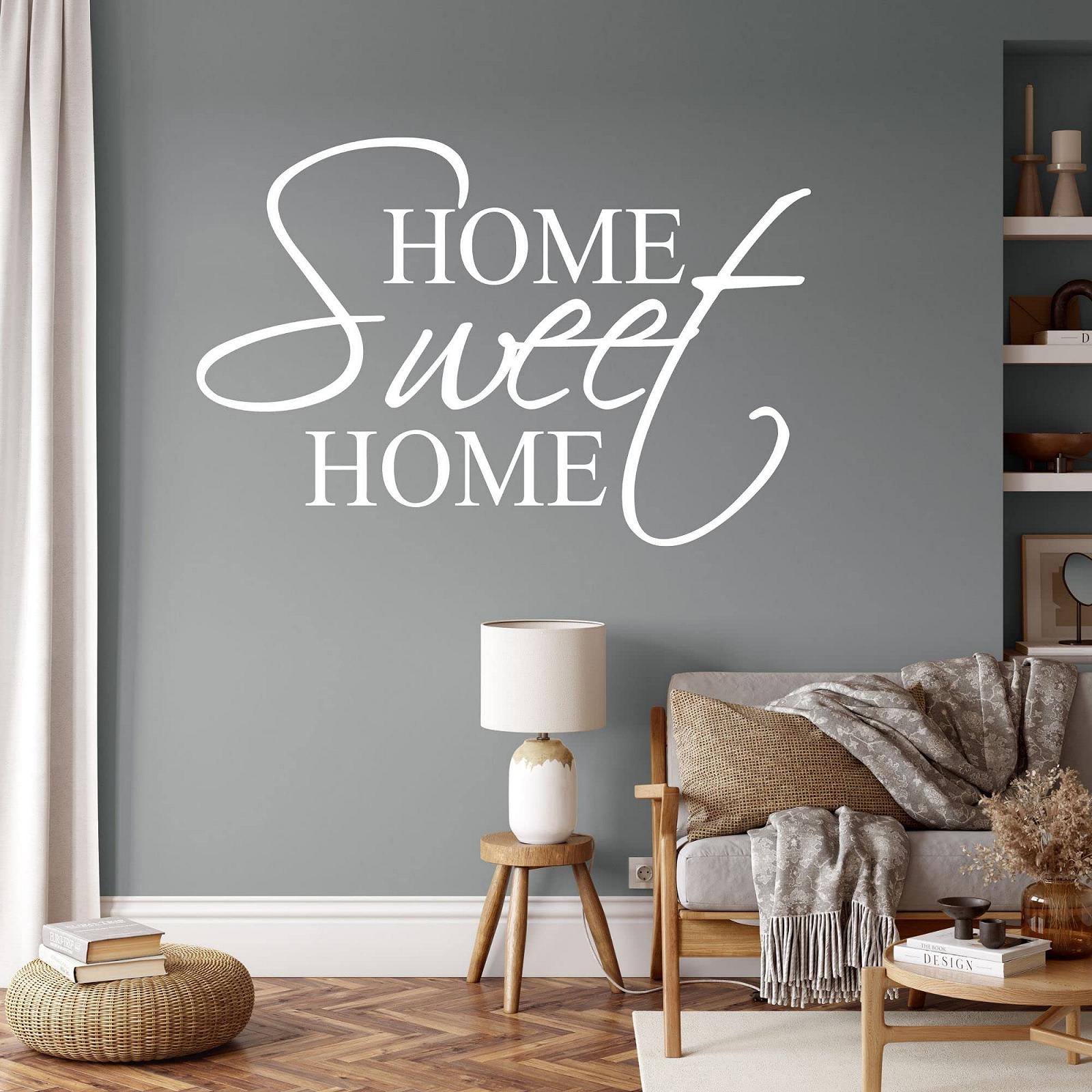 Наклейка на стіну GRAZDesign 054 Home Sweet Home 86 x 57 см бірюзова, фото №3