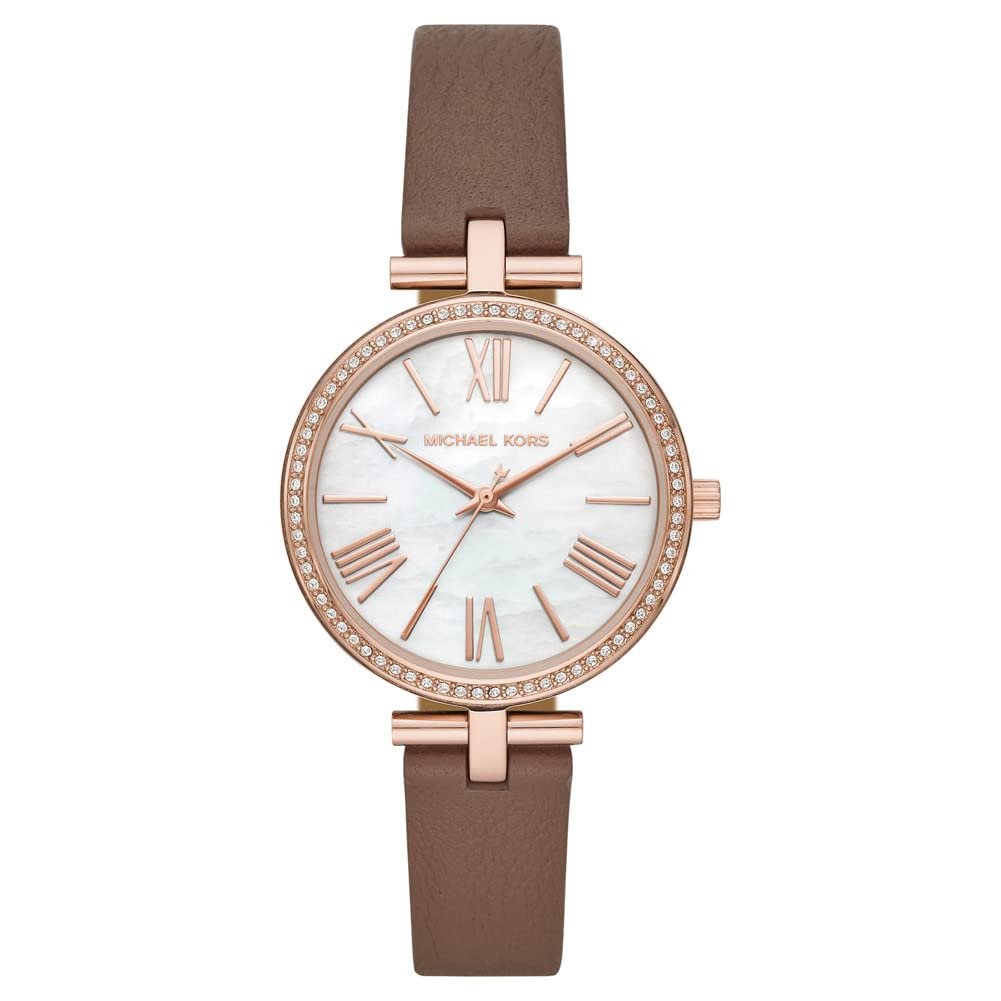 Женские Кварцевые Часы Michael Kors Maci с ремешком из нержавеющей стали или кожи, фото №1