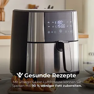 Мультипіч MasterPro Foodies XXL 6 л 1800 Вт LED-дисплей 8-в-1 synthetic.ua - Фото 1