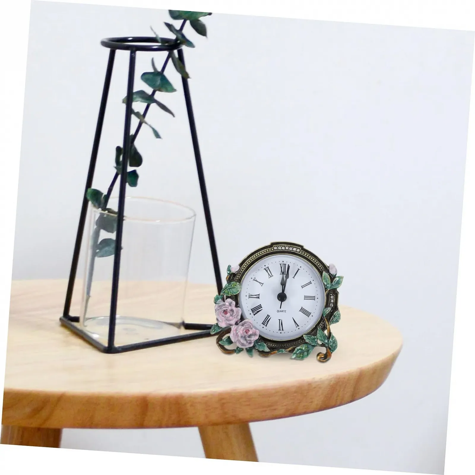 Настільний годинник у вінтажному стилі PartyKindom, європейський стиль, декоративний, фото №3 Настільний годинник у вінтажному стилі PartyKindom, європейський стиль, декоративний, фото №3