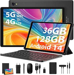 Планшет 10.1" Full HD MIXLURE M820 12+24/128Gb 4G 2-SIM 8 ядер Android 14 8000 mAh Чорний - Фото 1