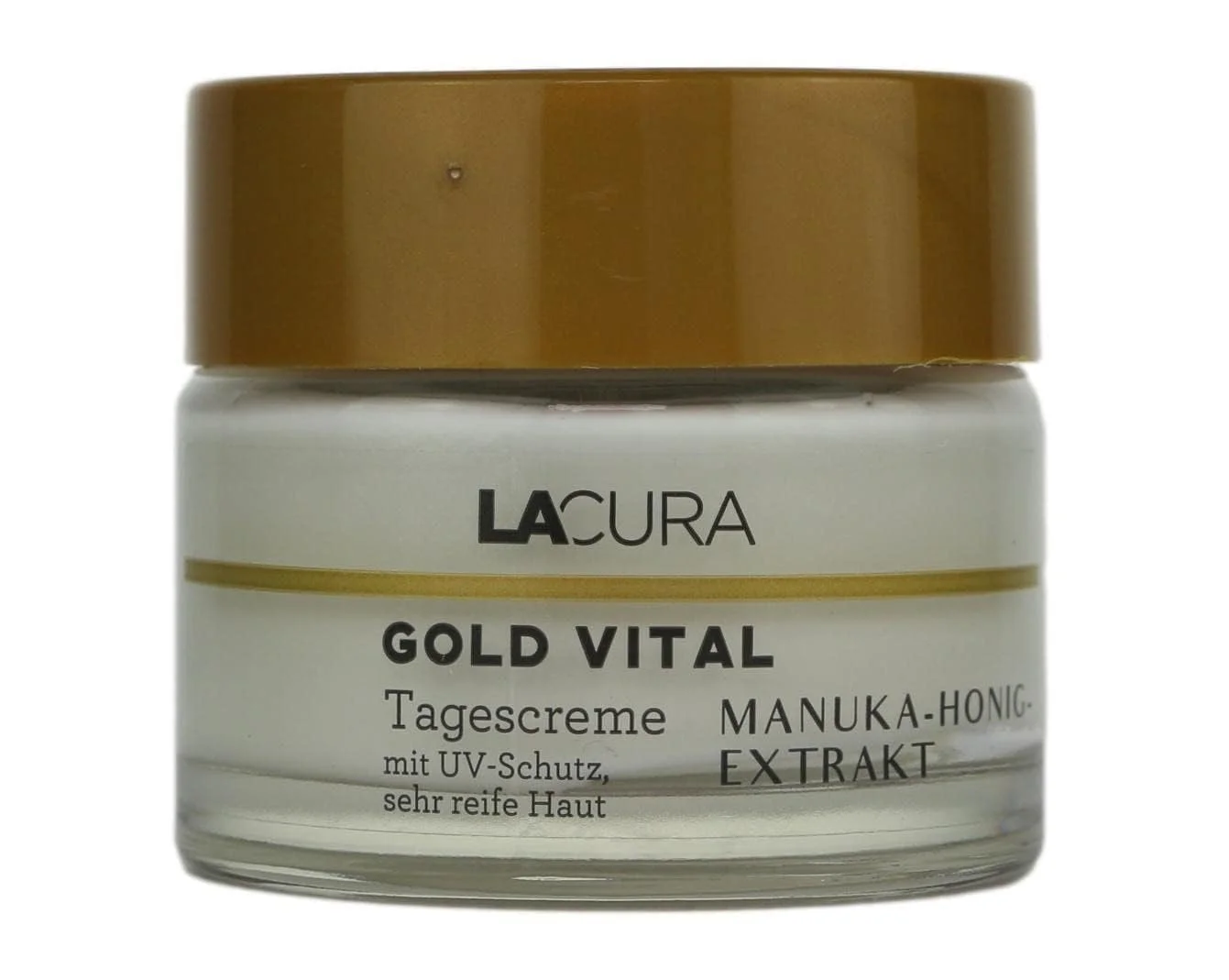 Денний крем Lacura Gold Vital з екстрактом меду Манука для зрілої шкіри 50 мл, фото №1 Денний крем Lacura Gold Vital з екстрактом меду Манука для зрілої шкіри 50 мл, фото №1