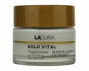 Денний крем Lacura Gold Vital з екстрактом меду Манука для зрілої шкіри 50 мл - Фото 1
