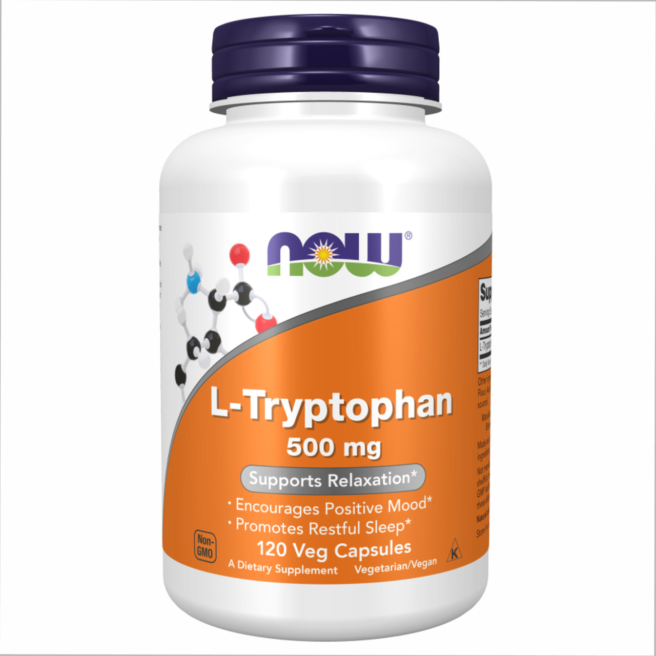 L-Tryptophan 500mg 120 vcaps, фото №1