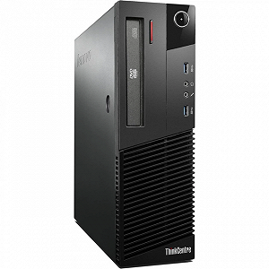 Комп’ютер Lenovo ThinkCentre M83 / Intel Core i5-4430 / RAM 16GB / SSD 512GB + HDD 500GB / LAN / Windows 11 / Чорний - Фото 1