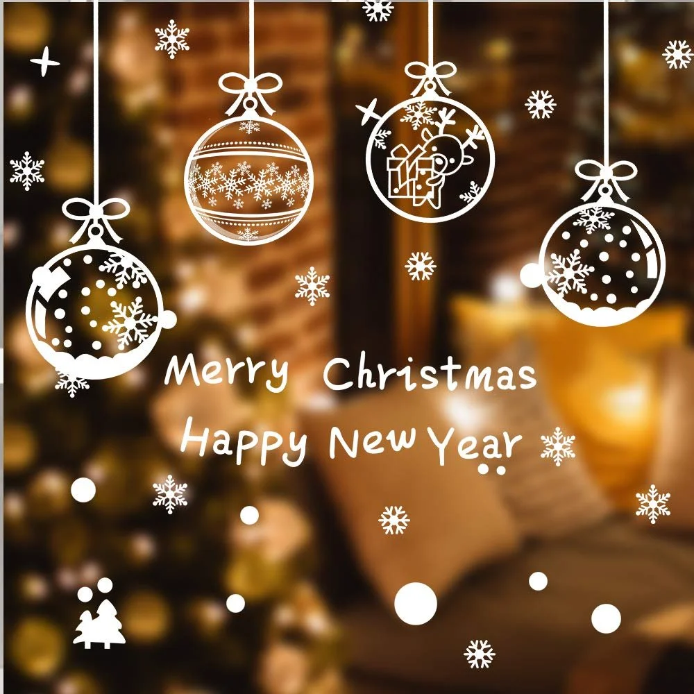 Наклейки на вікна Сніжинки та зірки 43 х 30 см 4 шт., фото №3 Наклейки на вікна Сніжинки та зірки 43 х 30 см 4 шт., фото №3