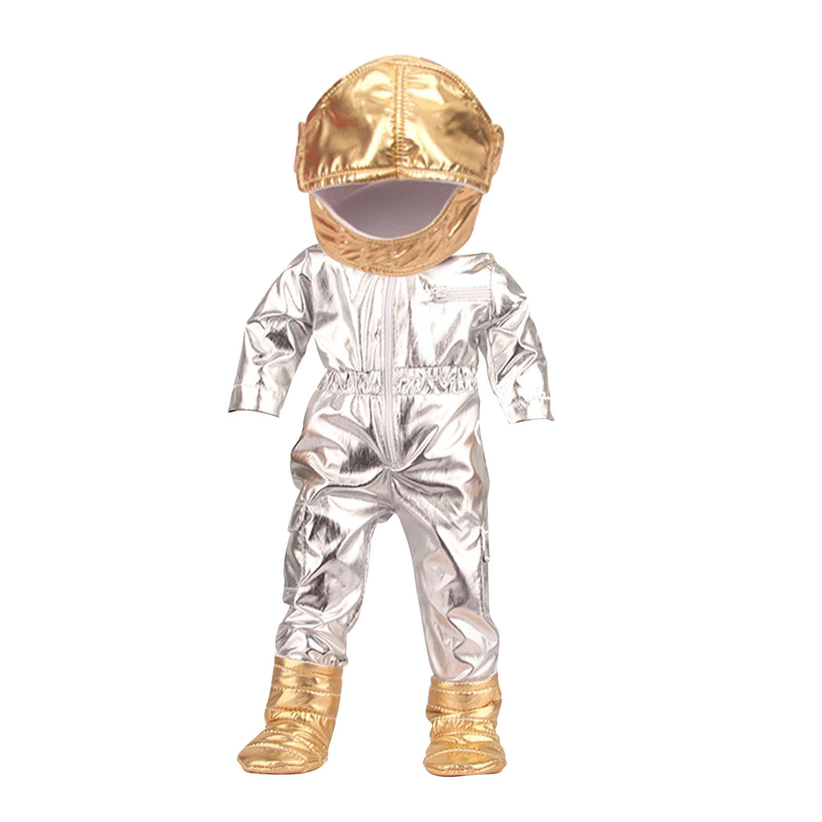 Одяг F Fityle Space Suit для ляльки 18 дюймів Сріблястий, фото №4 Одяг F Fityle Space Suit для ляльки 18 дюймів Сріблястий, фото №4